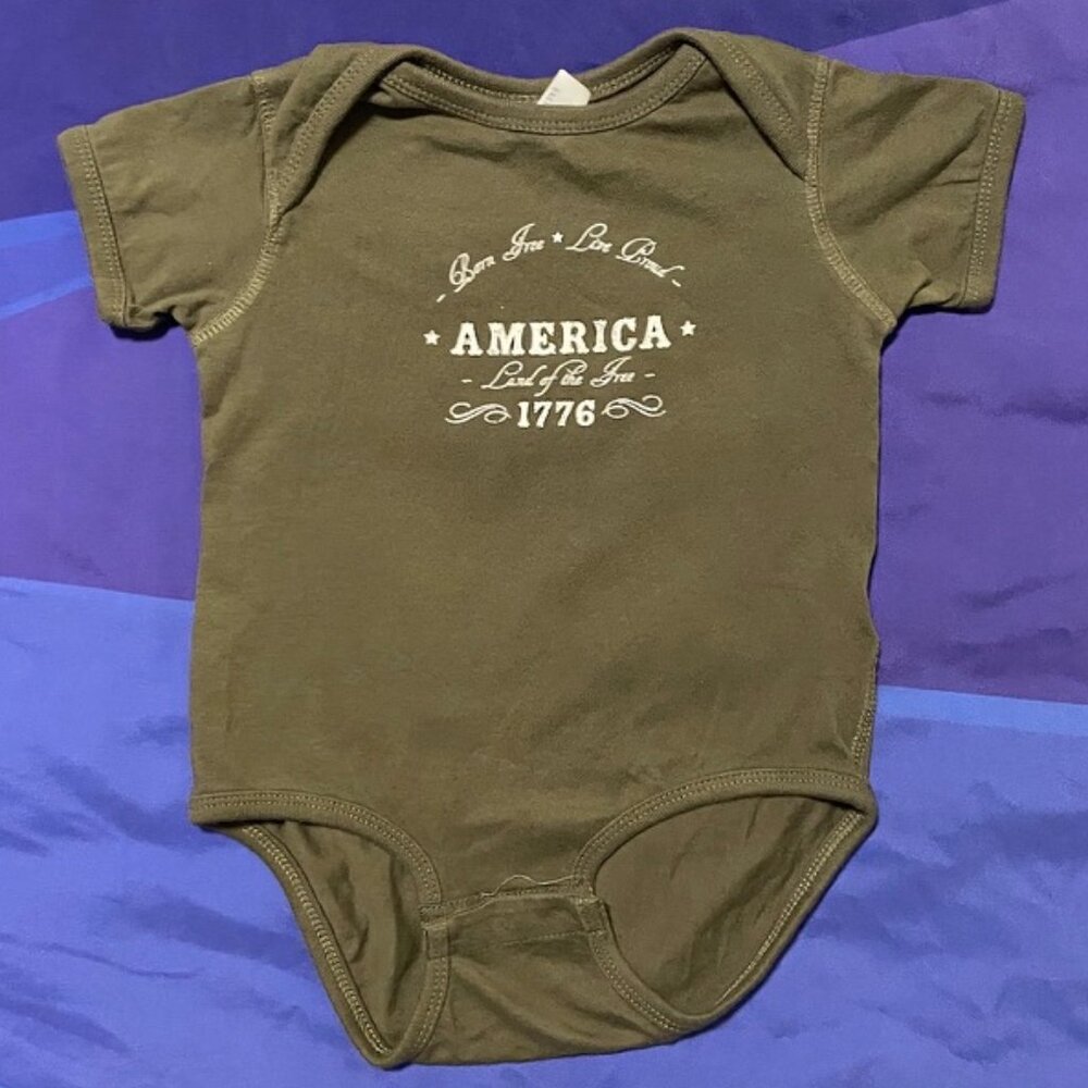 🔥6/$10🔥 Toddler Onesie, 18 Months, America, July 4th